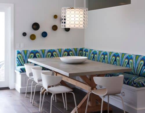 funky modern Kitchen banquette seating ideas