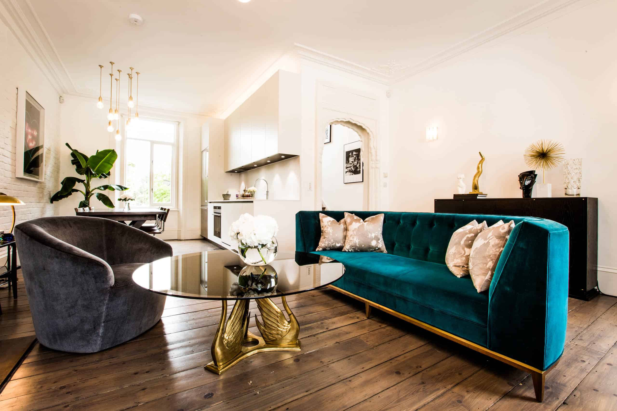 velvet sofa statement Cool Ways To Bring Velvet Decor Into Your Home