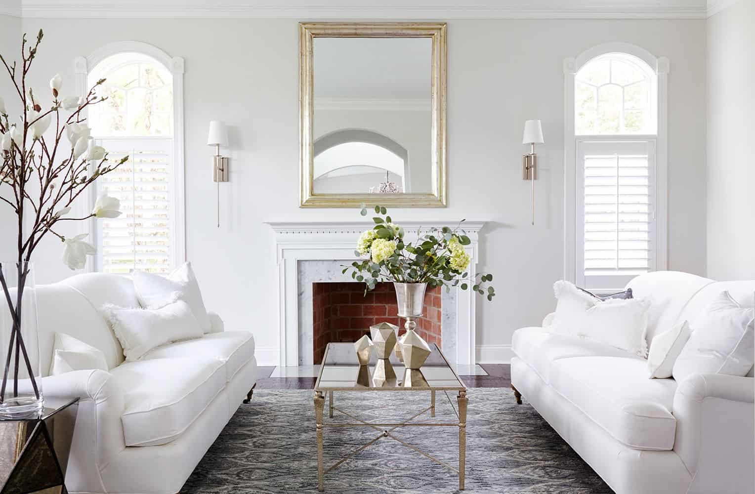 12 Lovely White Living Room Furniture Ideas, All White Living Room Set