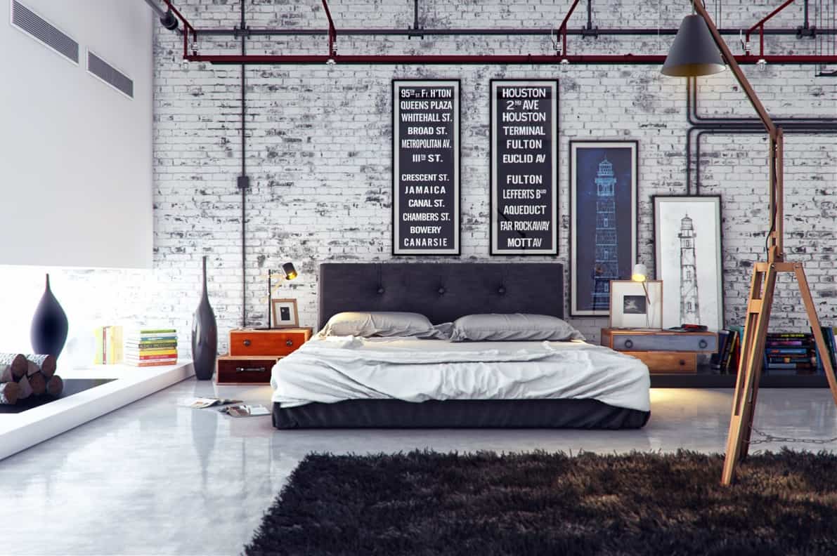 Chic Black And White Bedroom