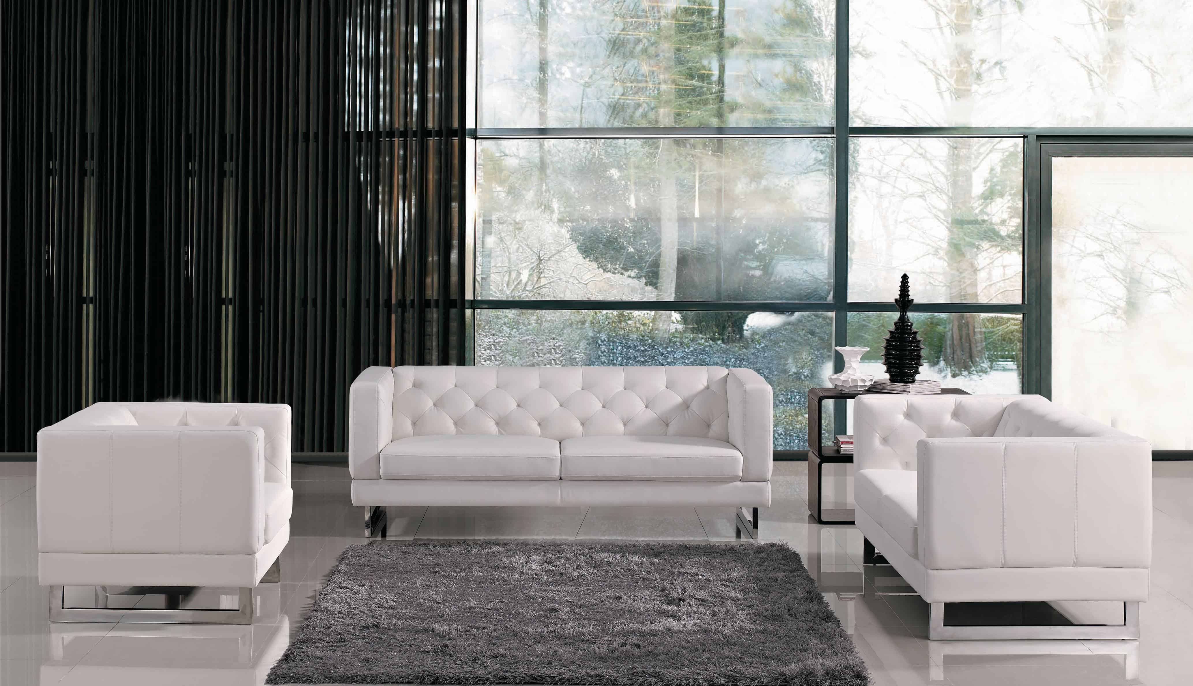 modern whtie sofa