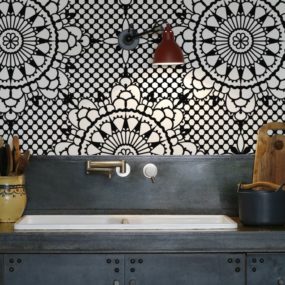 Fun Ways To Wallpaper Your Kitchen