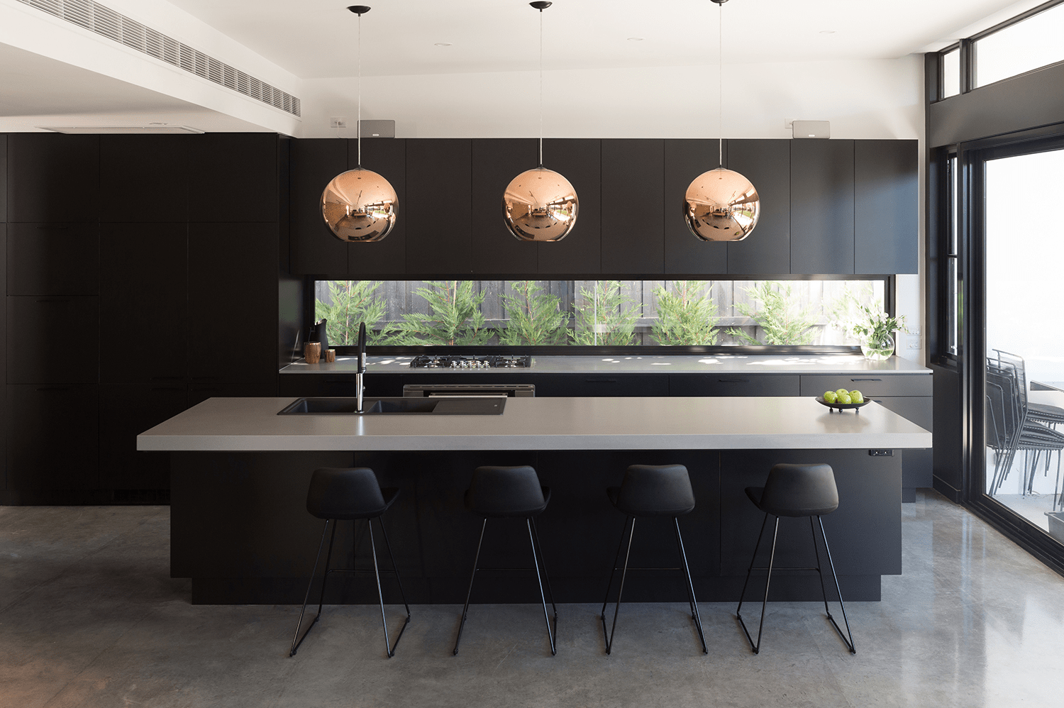 raw concrete kitchen Stylish Kitchen Countertop Ideas That Are Here To Stay