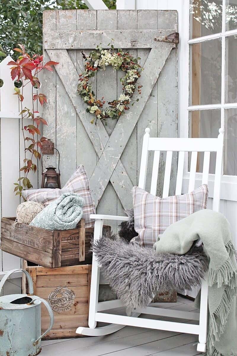 rustic porch