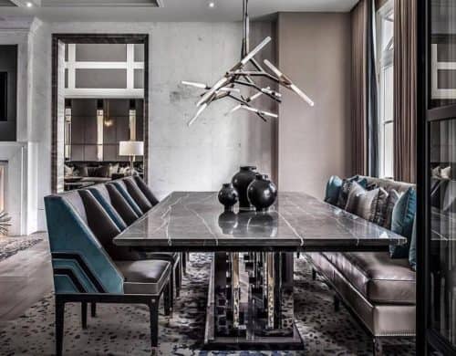 Dining room upgrades with hints of masculine beauty