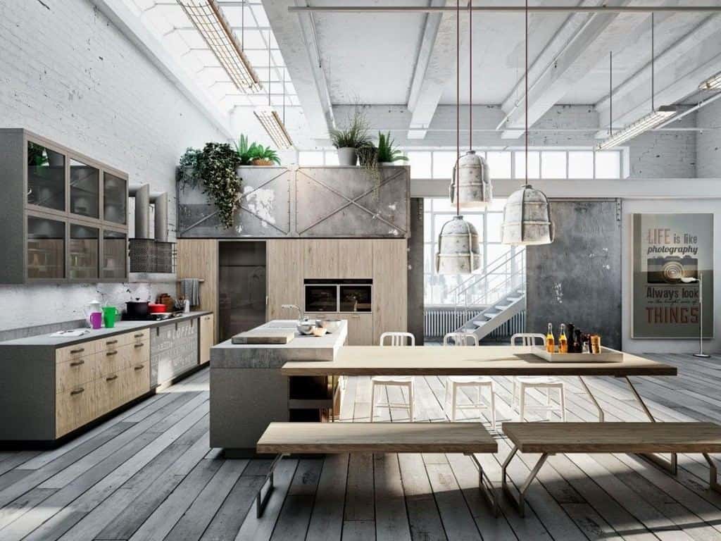 gray wood floors