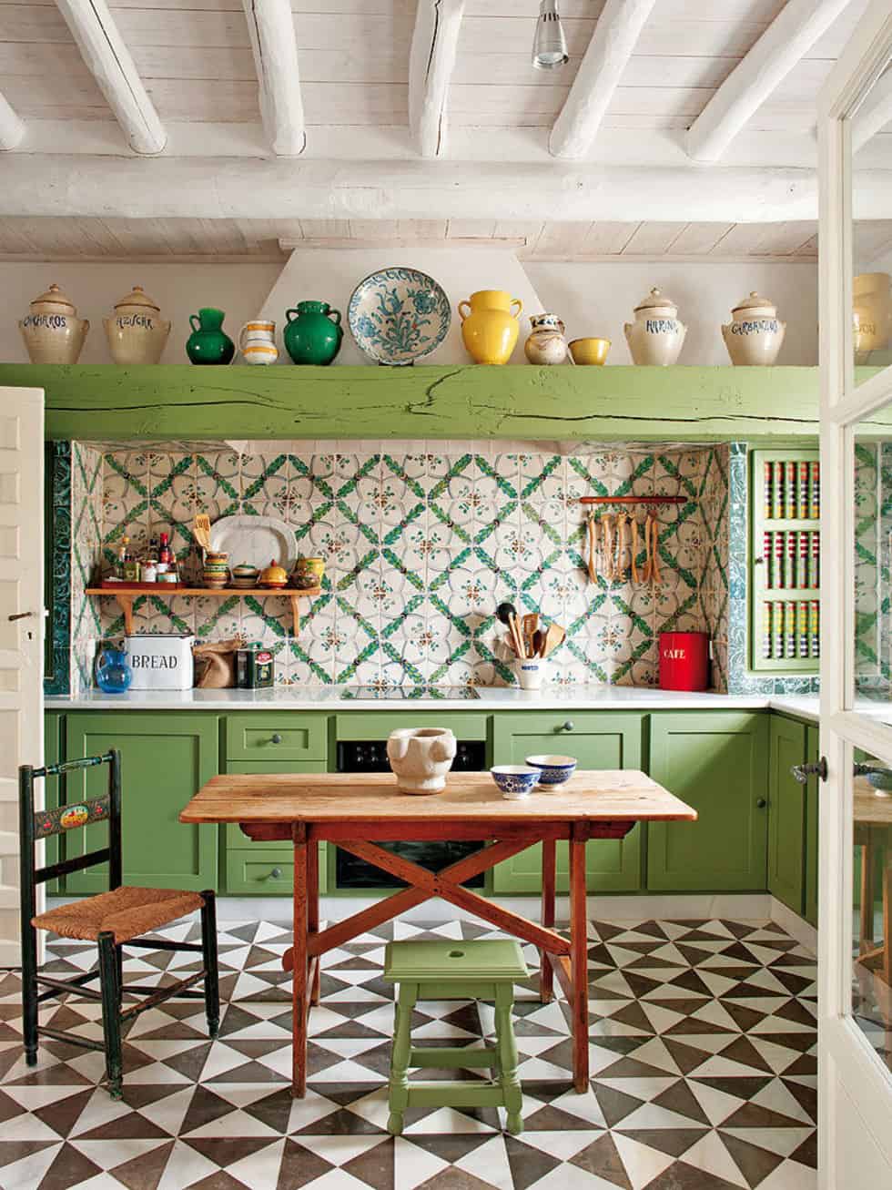 Green Kitchens That Will Make You Envious