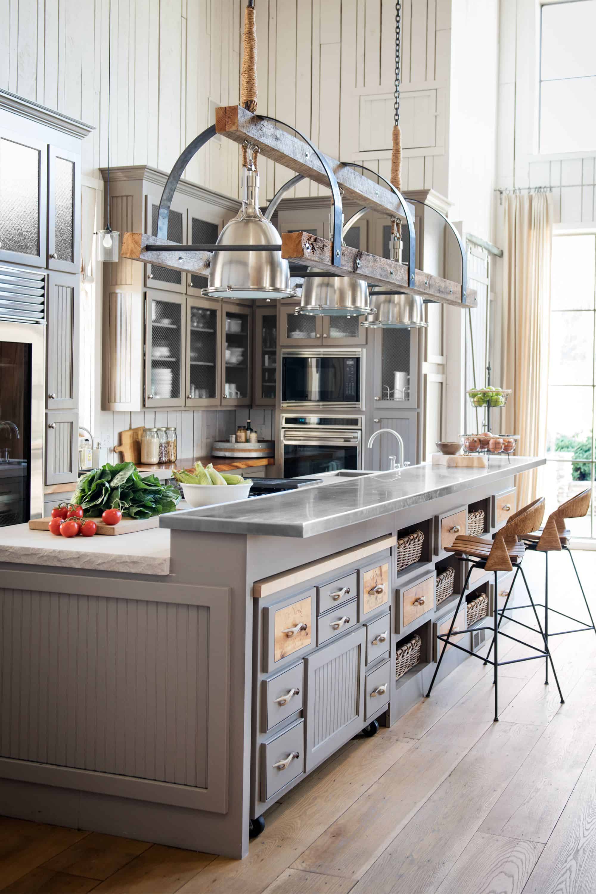 open and airy with shades of gray