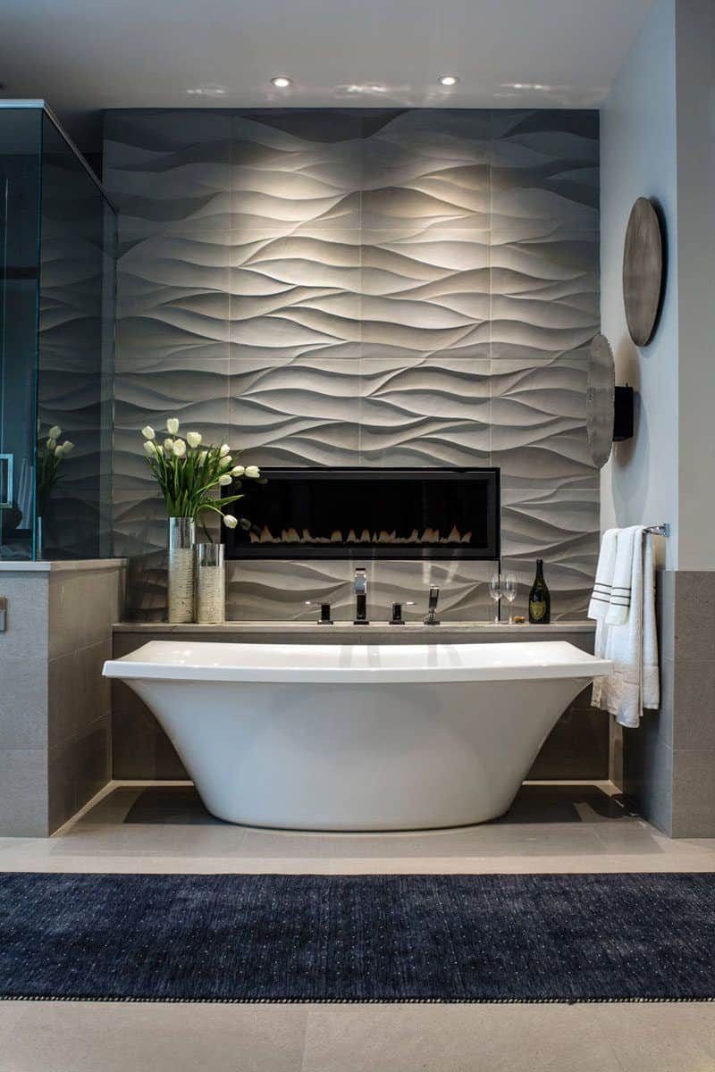 texture in bathroom - Основы дизайна для мечтательной ванной комнаты