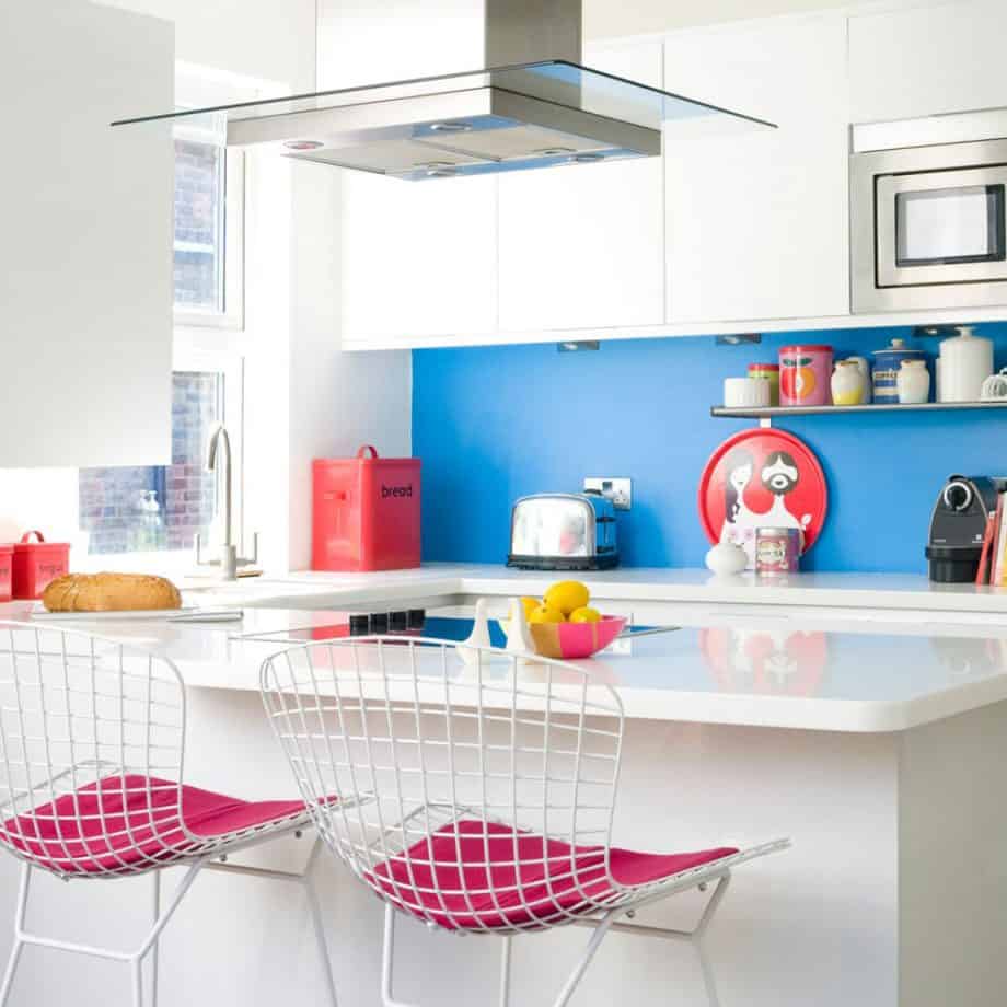 kitchen with bright bits