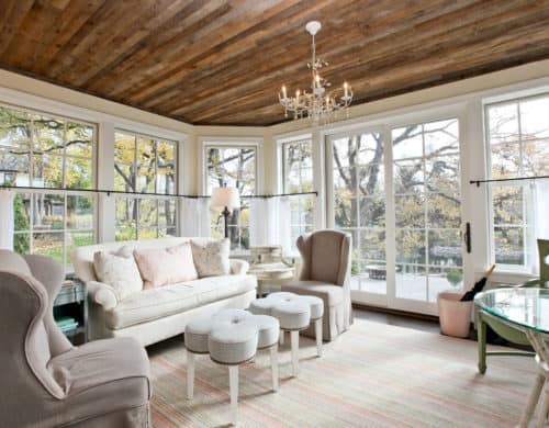 Charming Rooms With All-Wood Ceilings