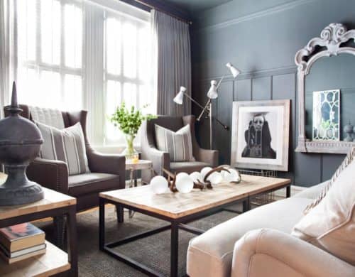 Feminine Living Rooms With A Masculine Touch