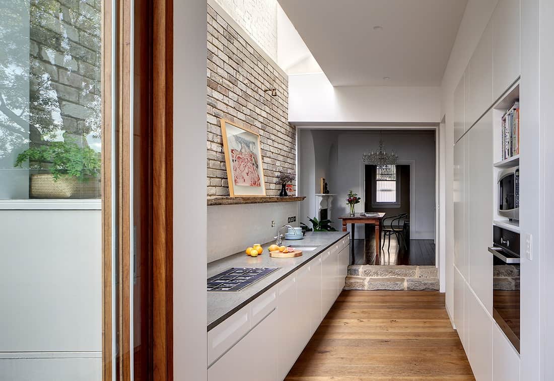small corridor kitchen design idea