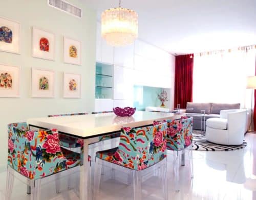 Stunning Dining Rooms With A Floral Touch