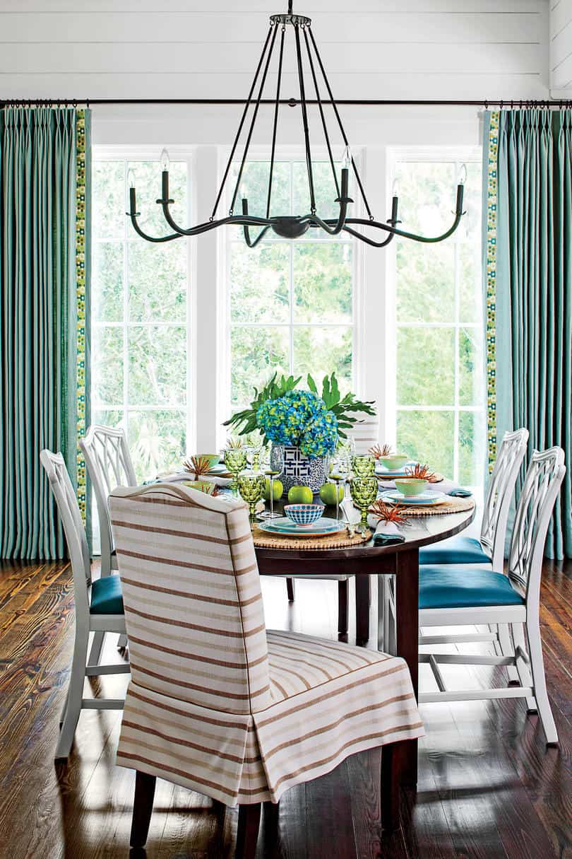 Bright White Dining Rooms