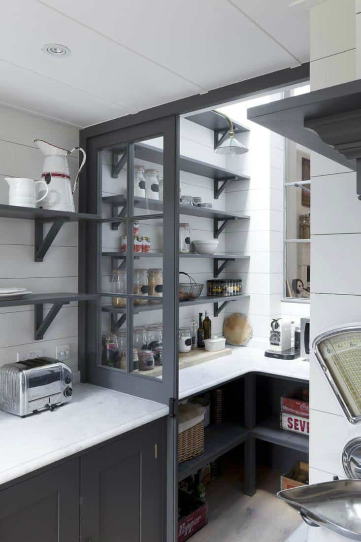 kitchen with pantry Stylish Ways To Keep Your Home Organized
