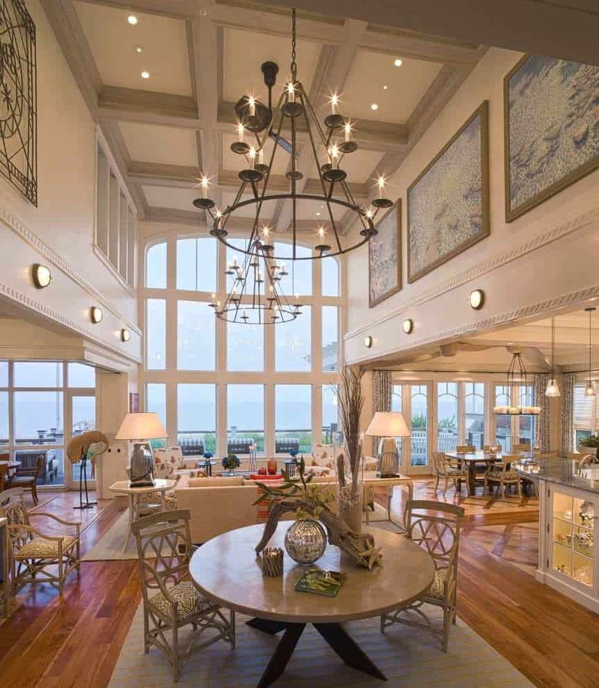 Trendy chandelier for low ceiling living room For Best Chandeliers For High Ceilings Living Room Traditional