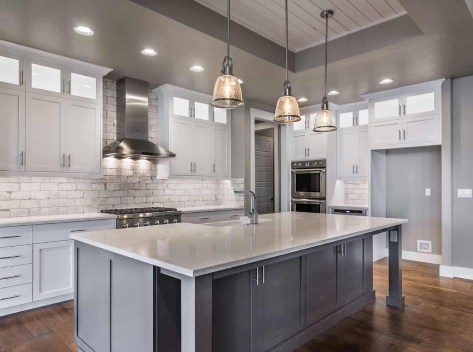 kitchen modern color contemporary ceiling neutral farmhouse designs interior cook colors cabinets grey cabinet sure every fall choose houses rustic