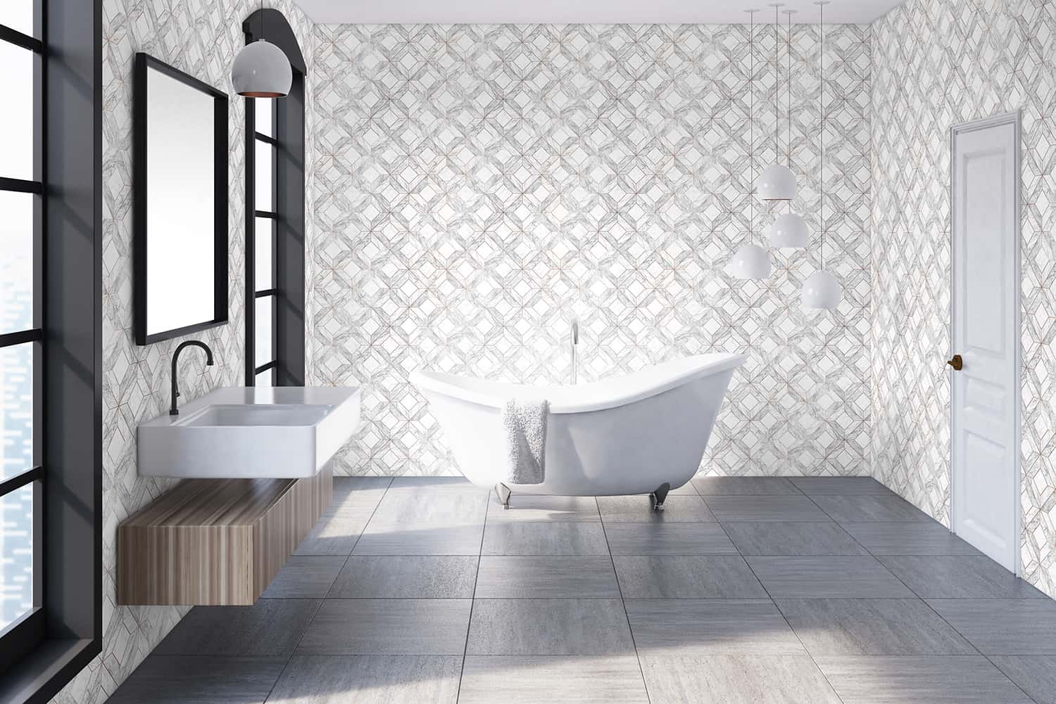 wallpaper and tile