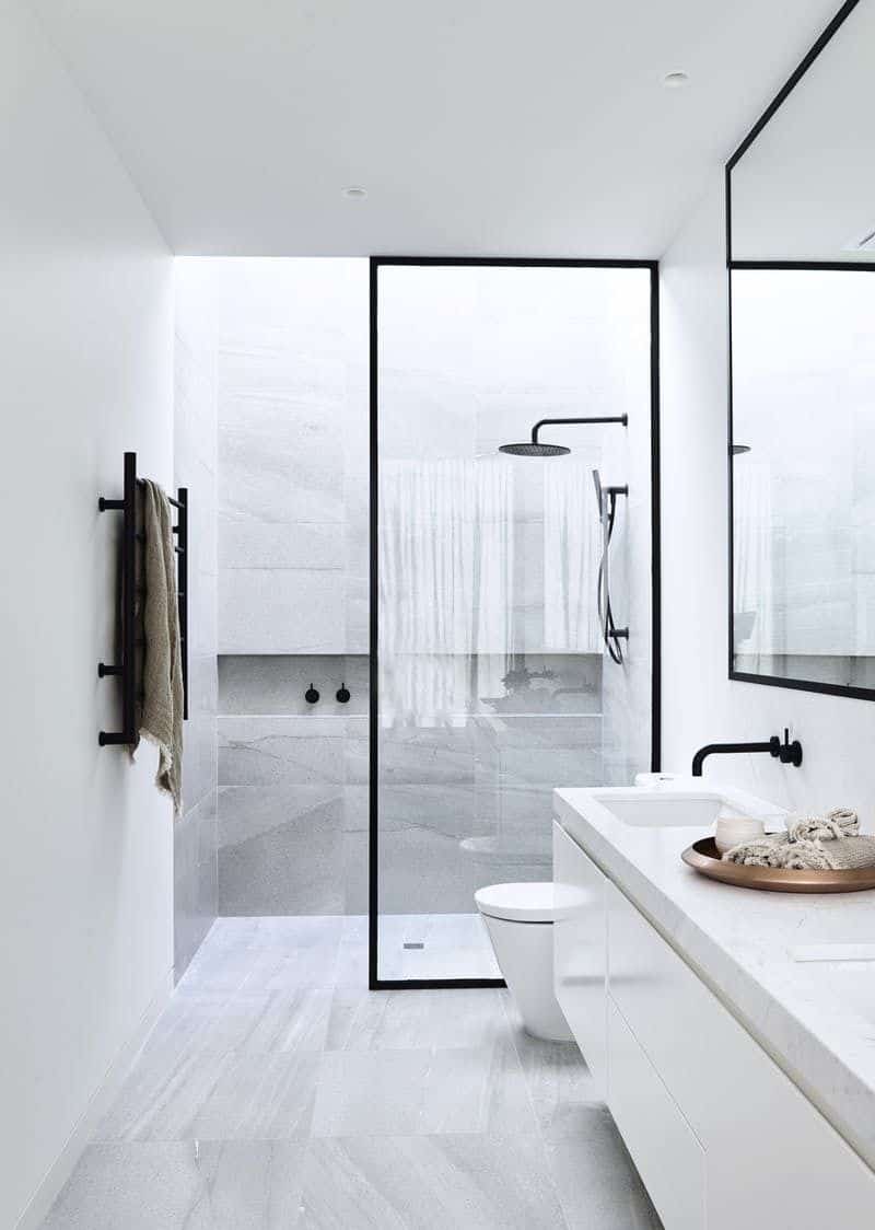 white bathroom Charismatic bathroom remodel and design ideas