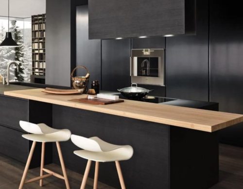 How To Decorate With Stylish Black Kitchen Cabinets