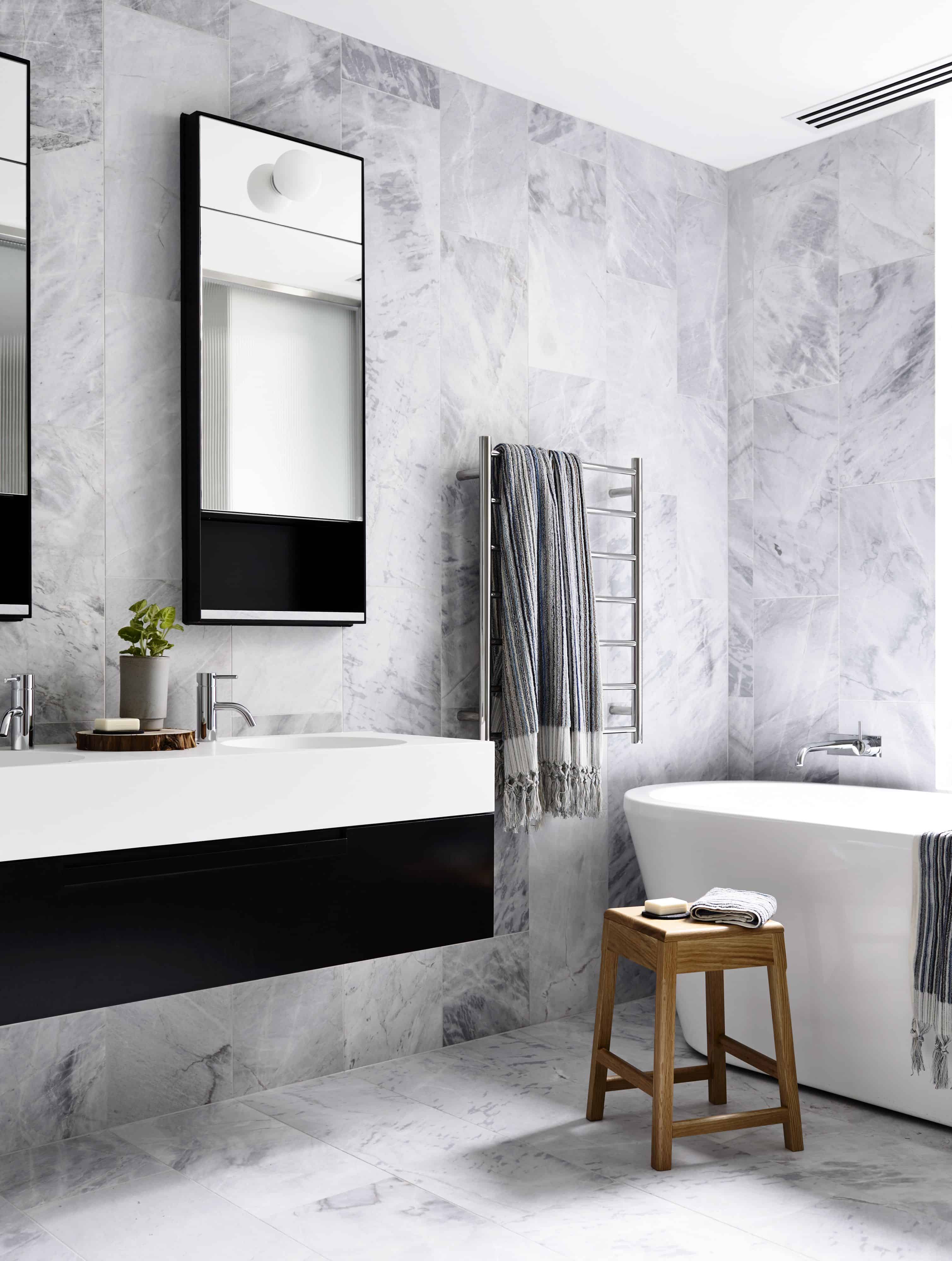 white and gray marble