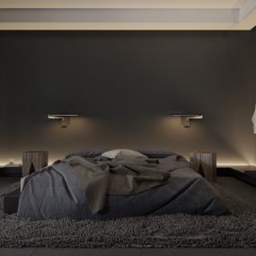 Black Bedrooms With An Alluring Femininity