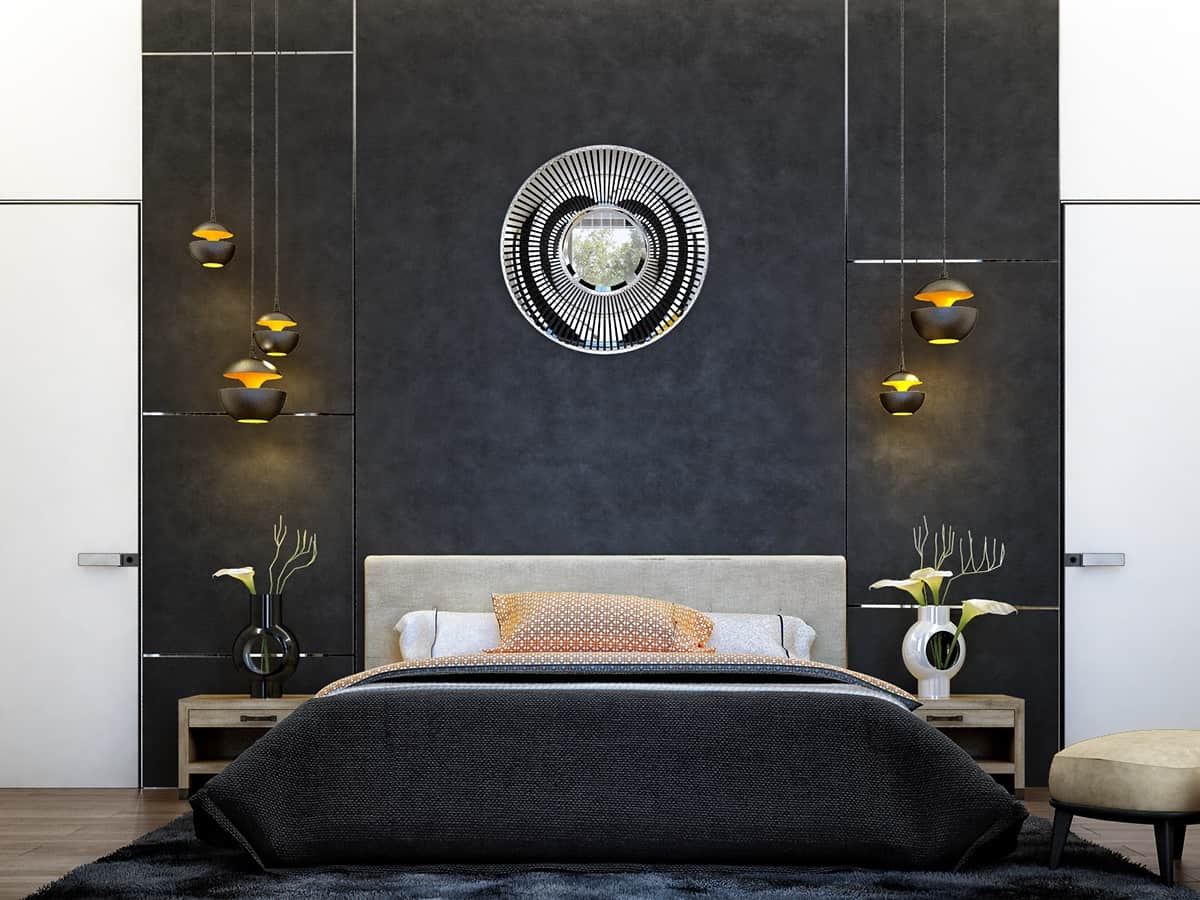 Black Bedrooms With An Alluring Femininity