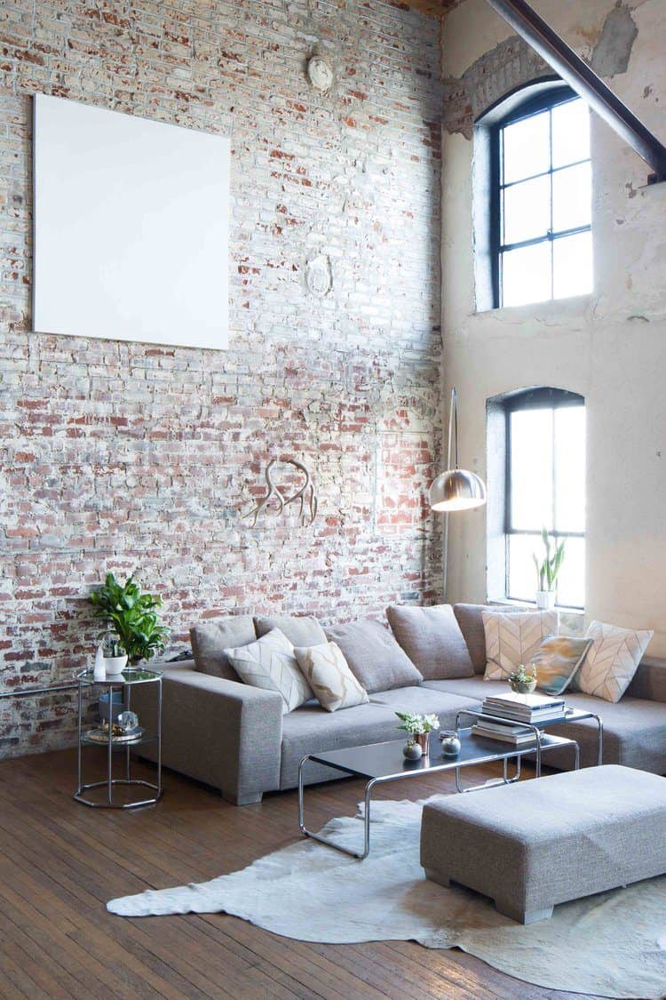 exposed bricked Stylish Rustic Industrial Decor Accents To Take In Consideration