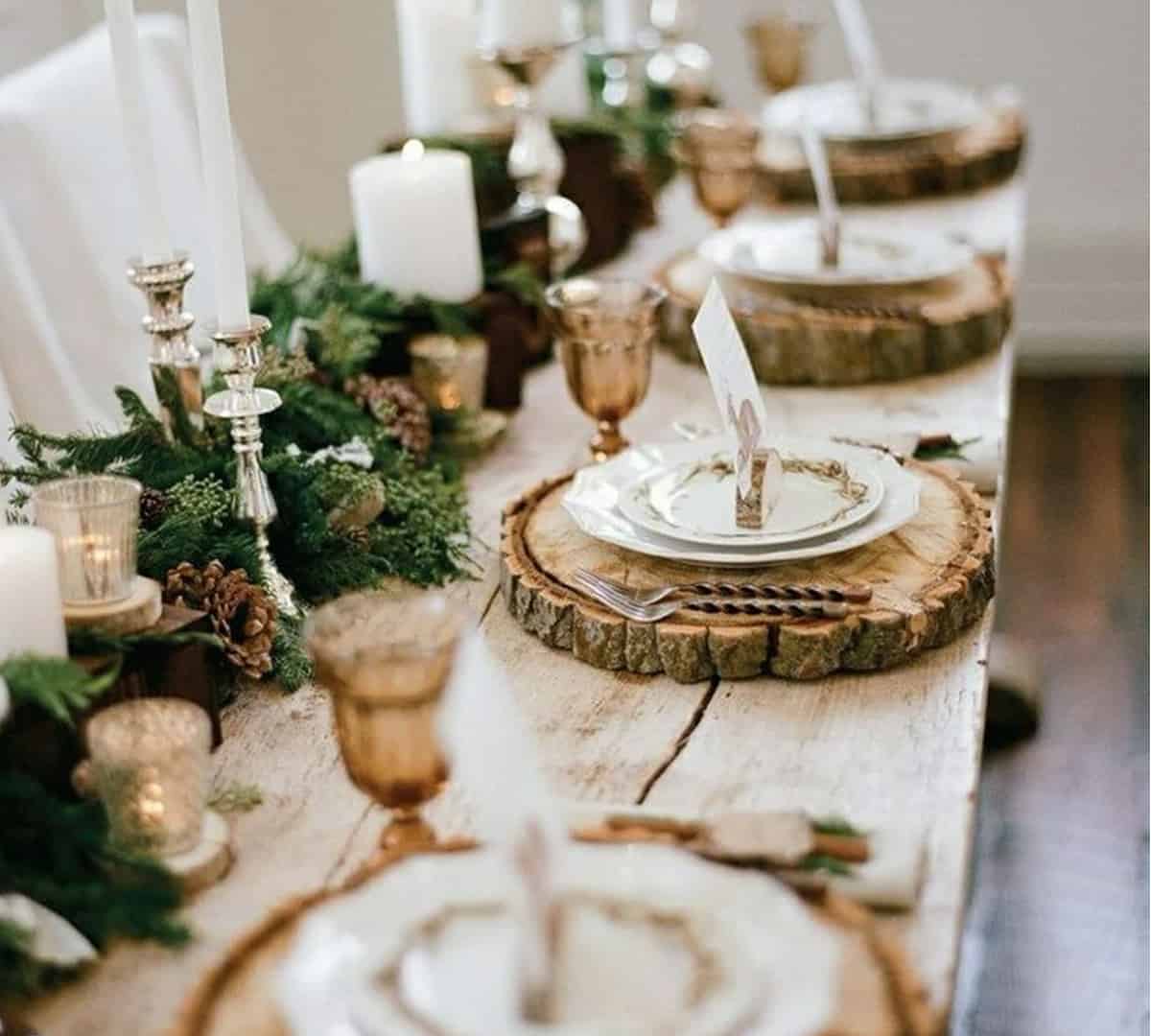 wood tables