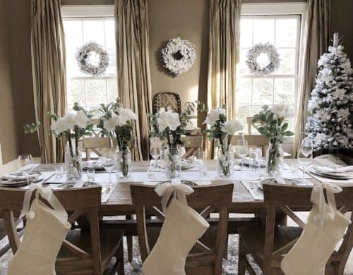 Christmas Table setting ideas to brighten your Holiday Parties