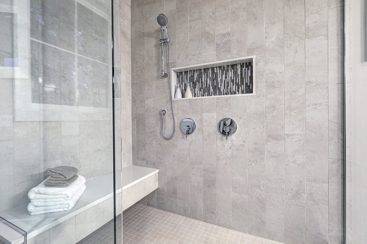 bench in shower Bathroom bench and stool ideas to enhance tranquility in that room