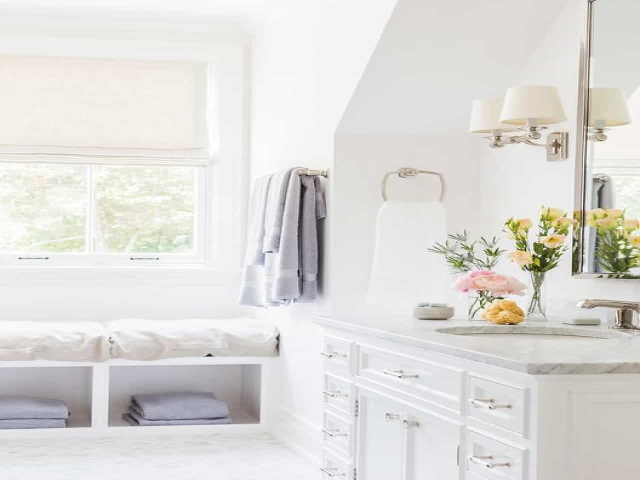 Bathroom Vanity Bench Stool