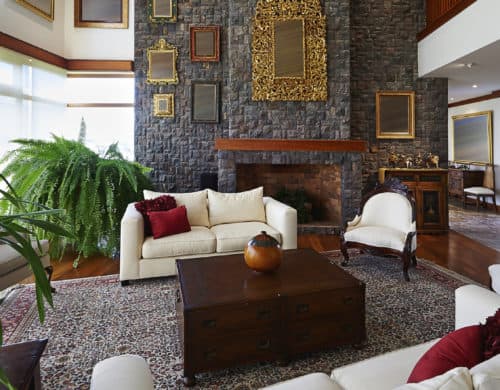 Stone fireplace Ideas for Classic, Intimate Charm