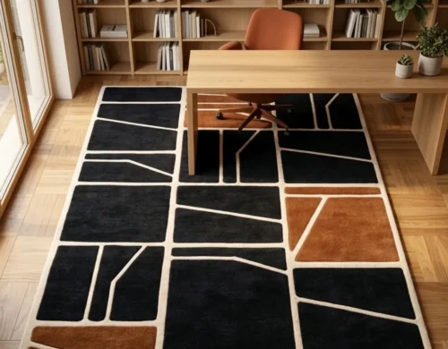 27 Bold Rug Design Ideas That Make Cautious Color Choices Feel Like a Phase Worth Moving Past