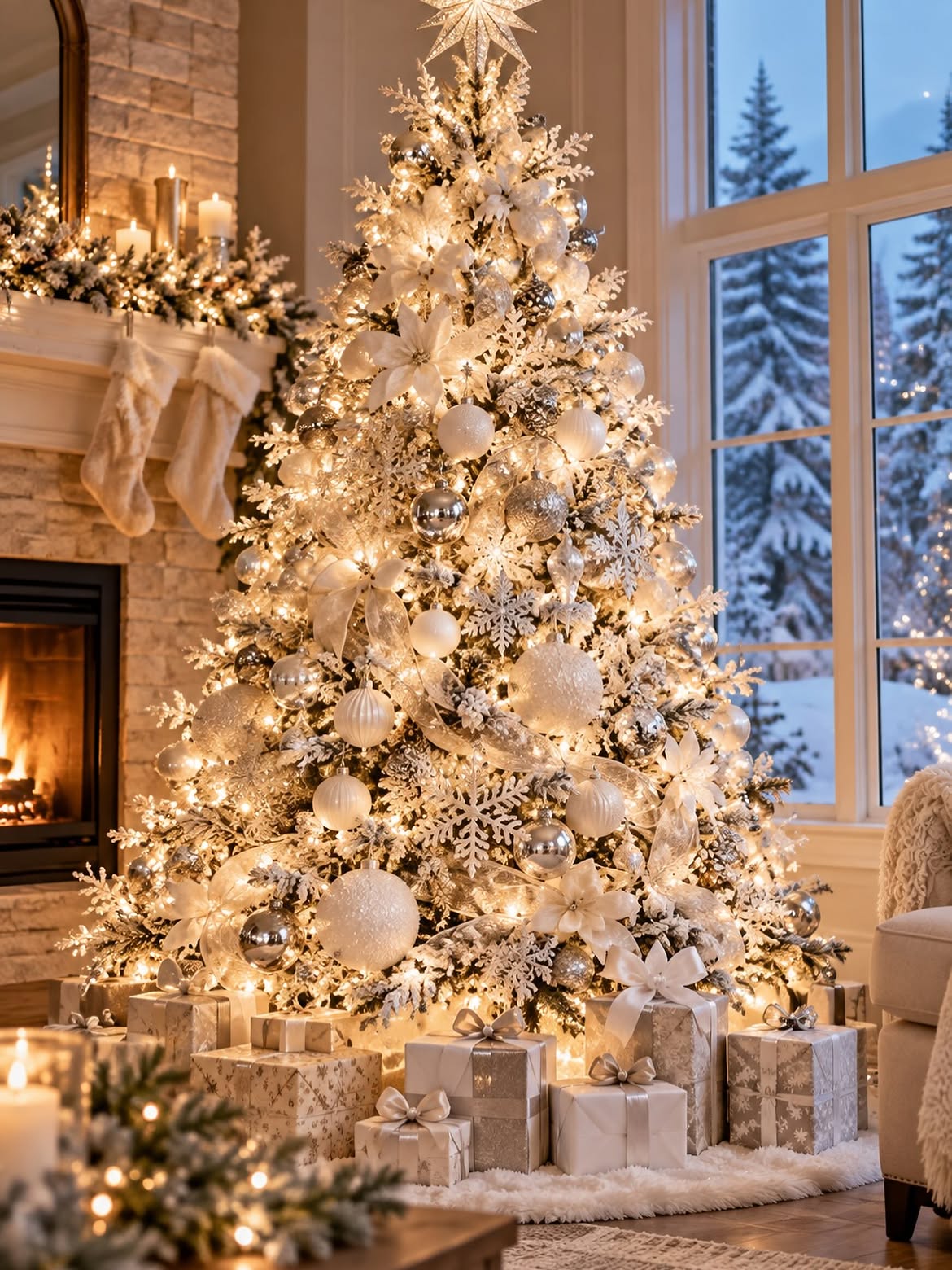 02-flocked-white-silver-christmas-tree-neutral-room