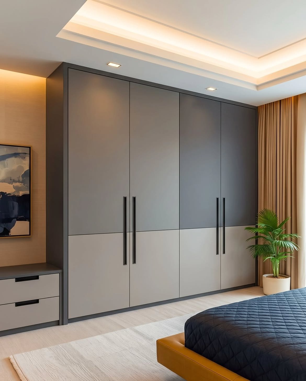 02-two-tone-gray-wardrobe-long-black-pulls