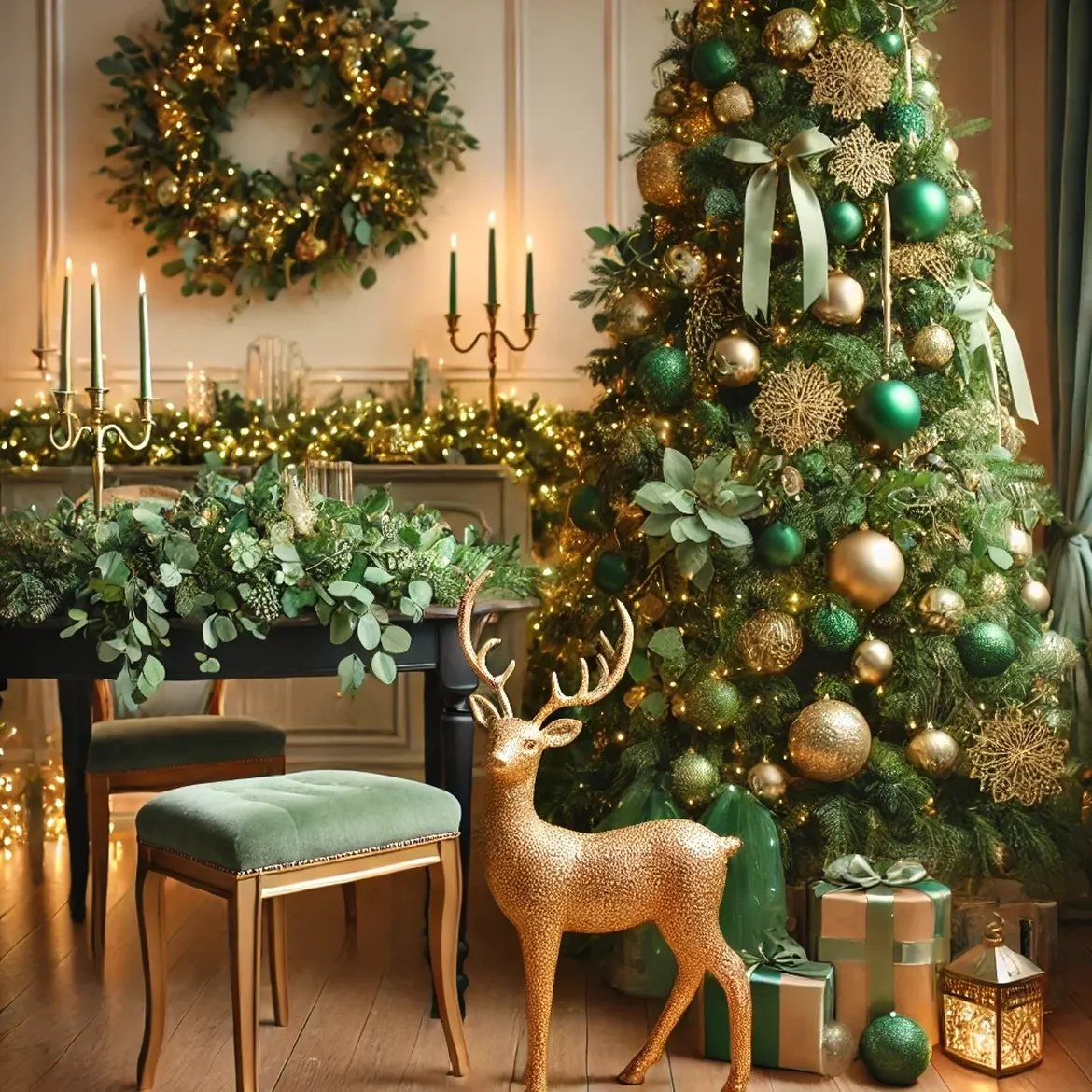 05-emerald-gold-reindeer-christmas-tree