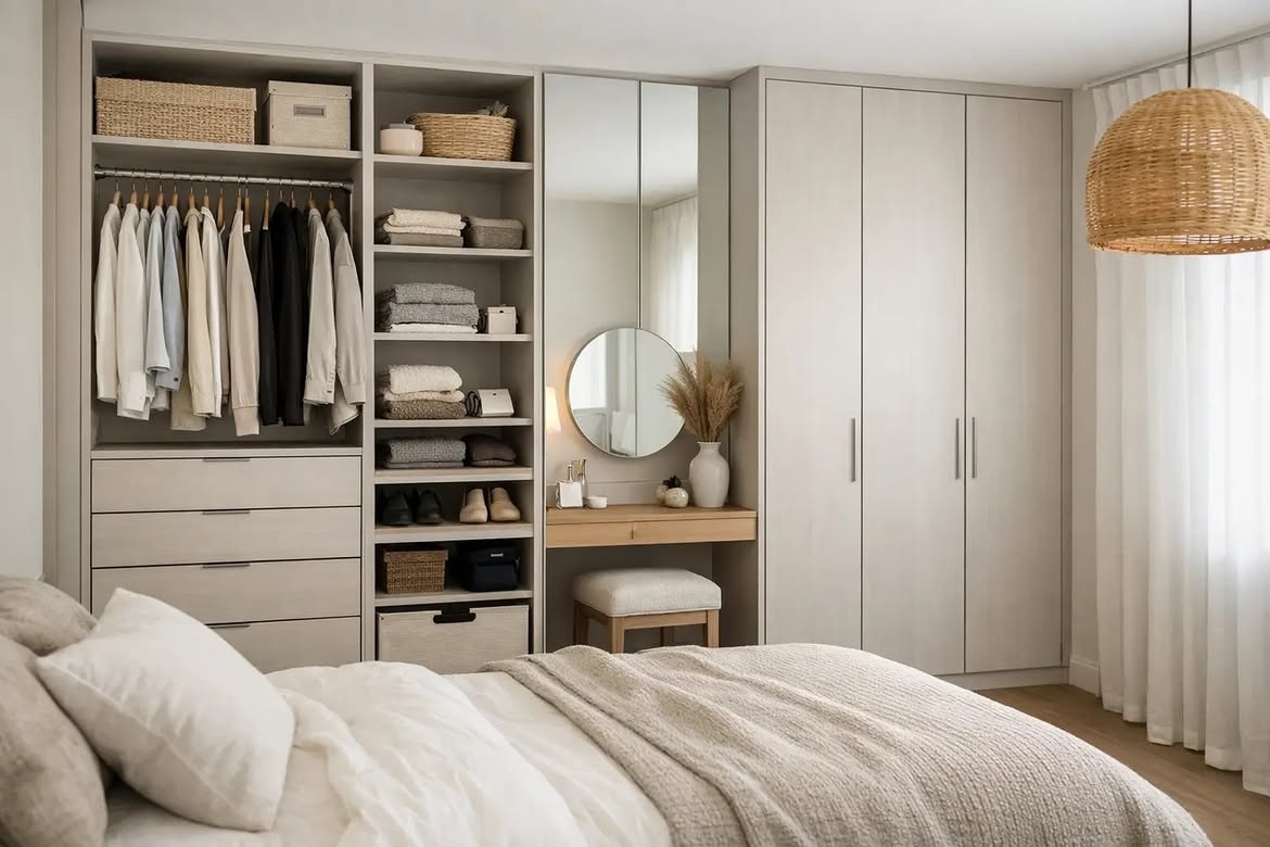 06-bedroom-organization-open-wardrobe-vanity-combo