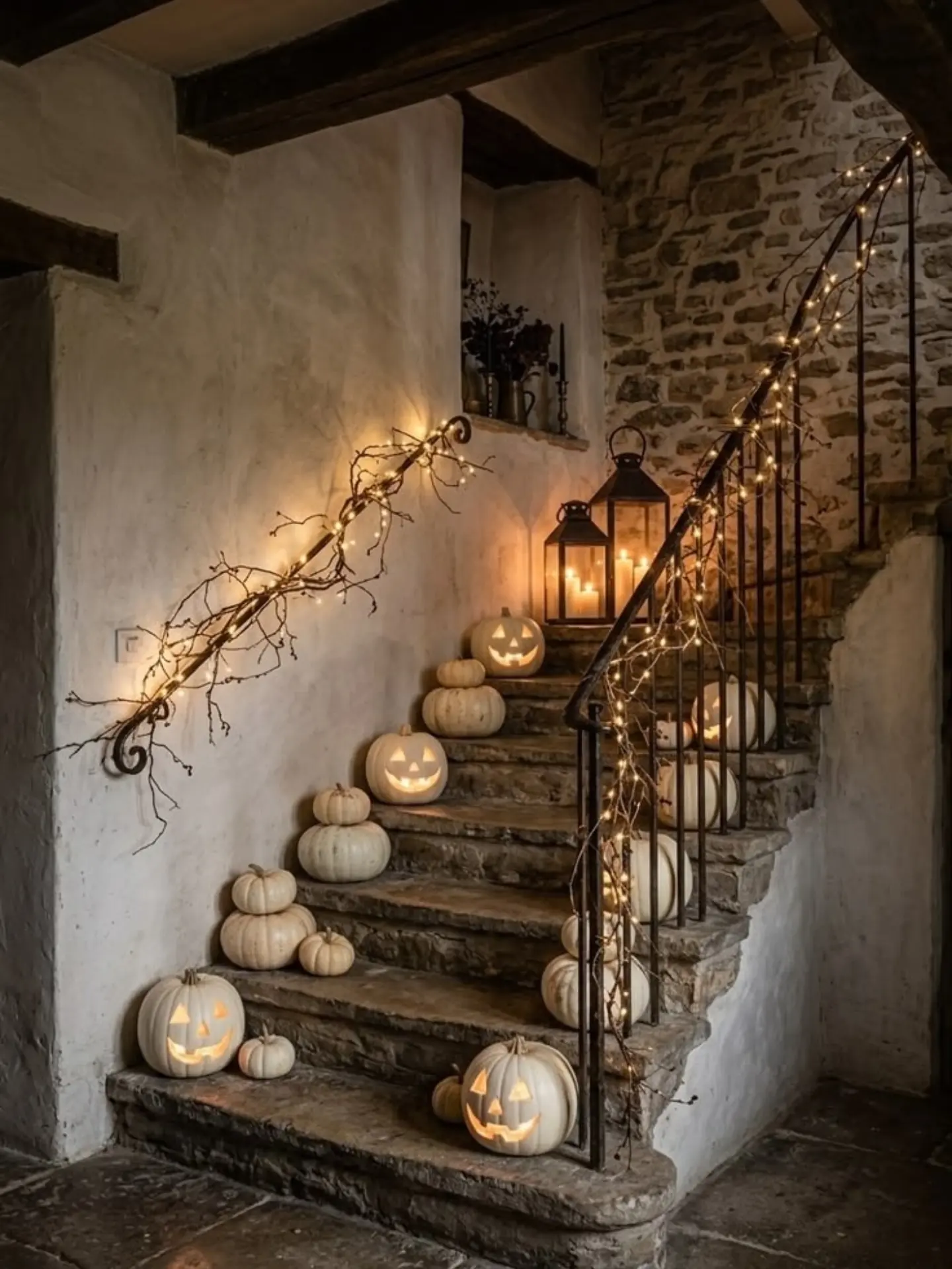 06-white-jack-o-lanterns-stone-cottage-staircase-lismaryscottage