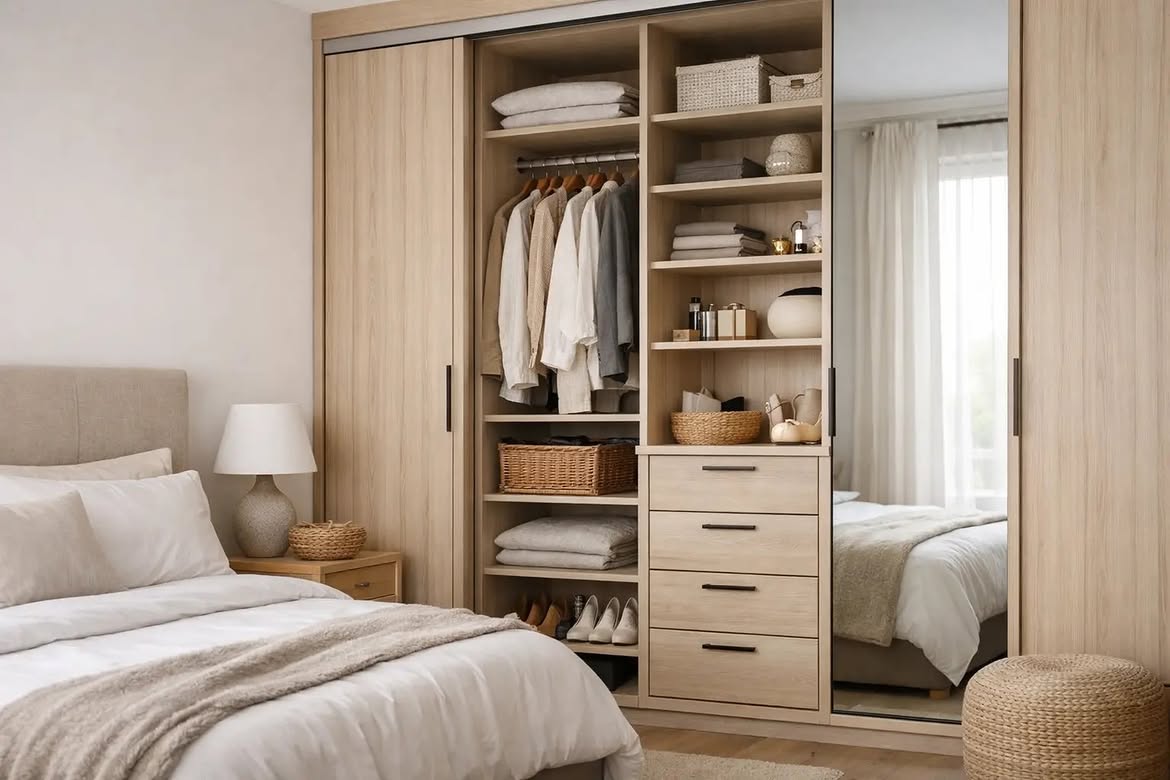 07-bedroom-organization-sliding-door-wardrobe-mirror