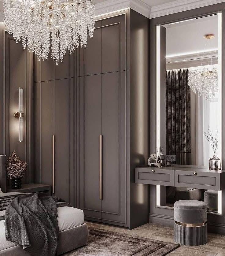 10-taupe-classic-wardrobe-crystal-chandelier
