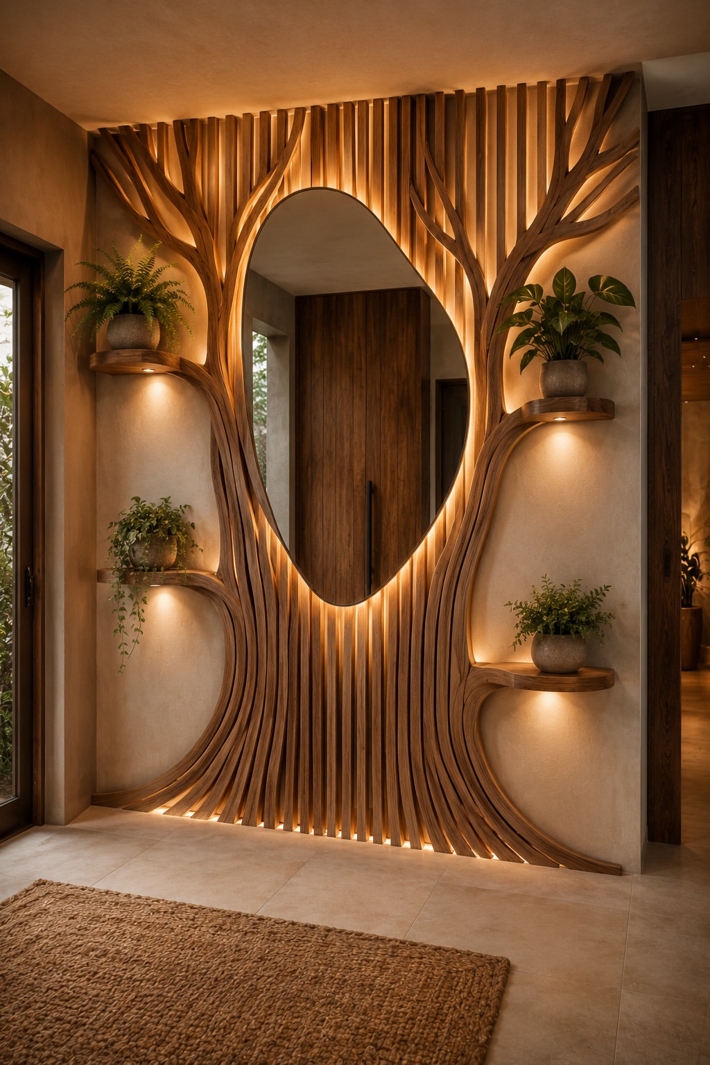 12-carved-wood-tree-wall-boho-entryway