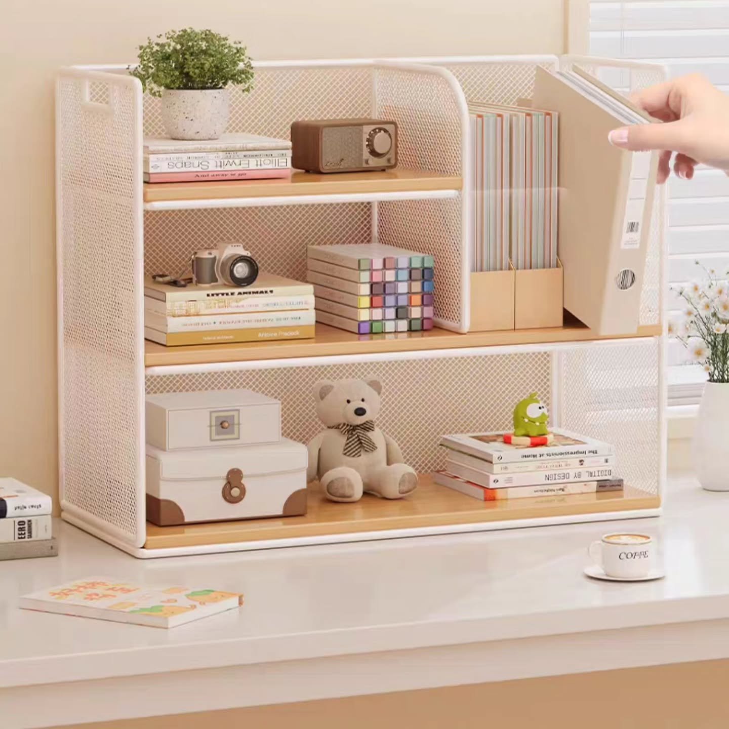 4-cream-mesh-three-tier-desktop-shelf