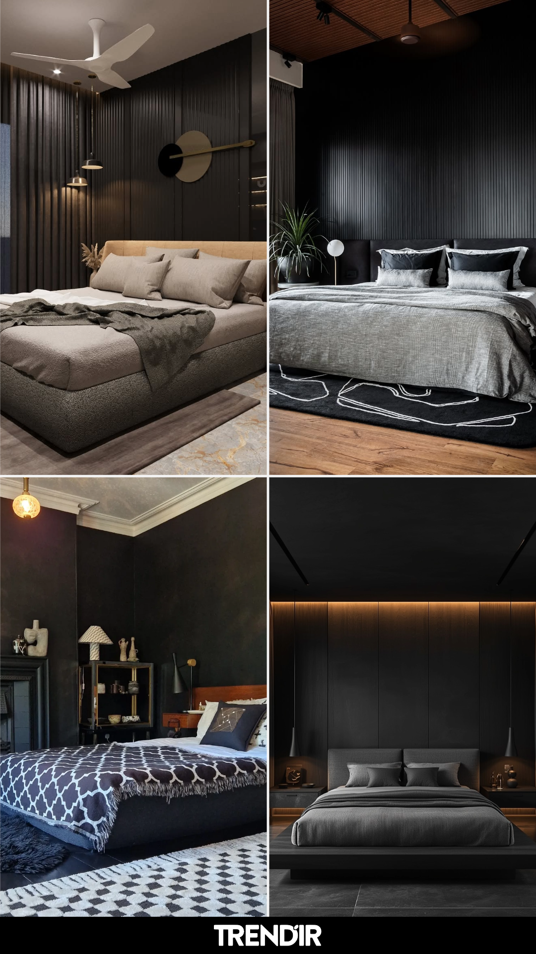 Black Bedroom Ideas