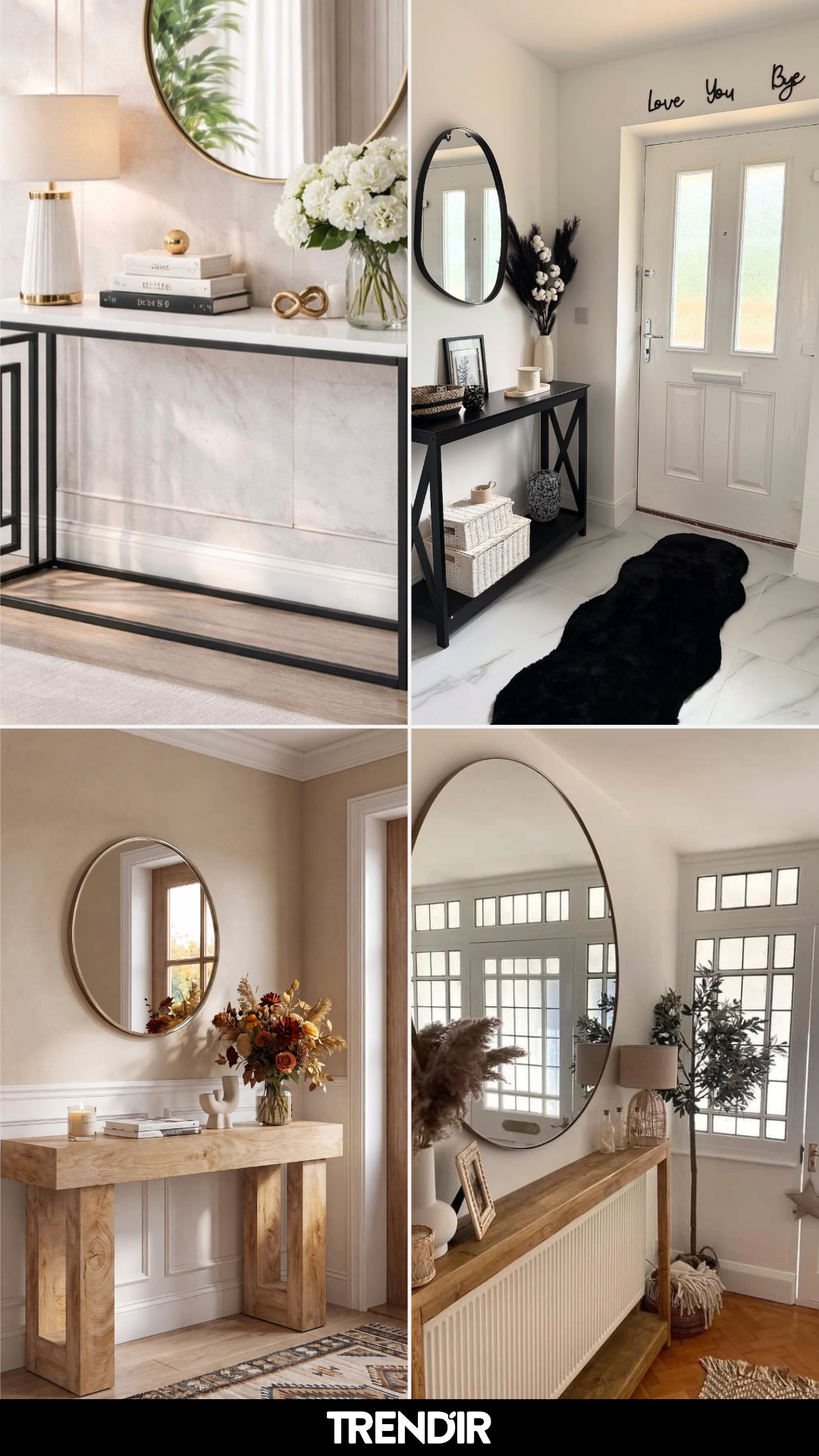 Console Table Hallway Ideas
