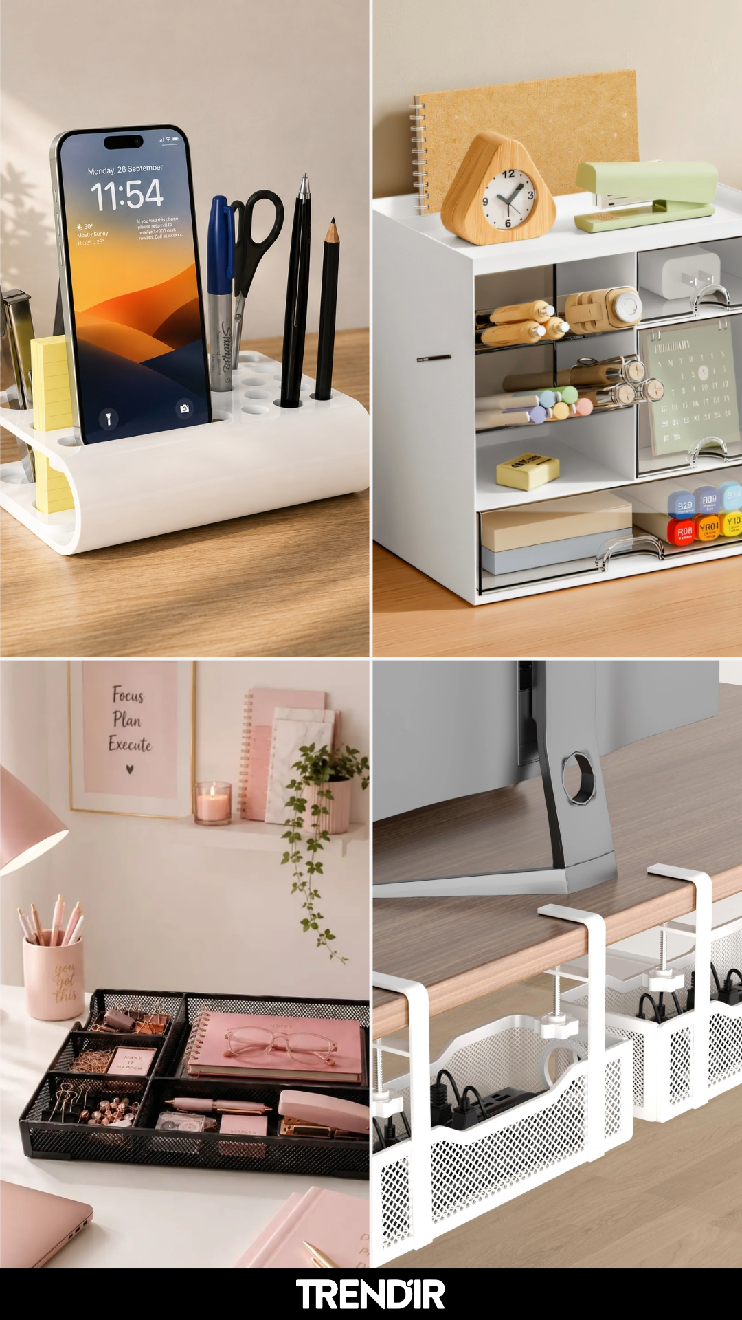 Desk Organization Ideas