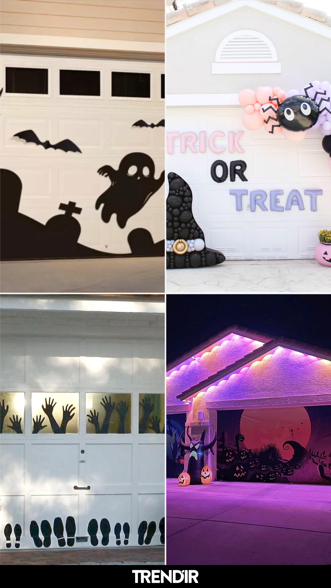 Halloween Garage Door Decor Ideas