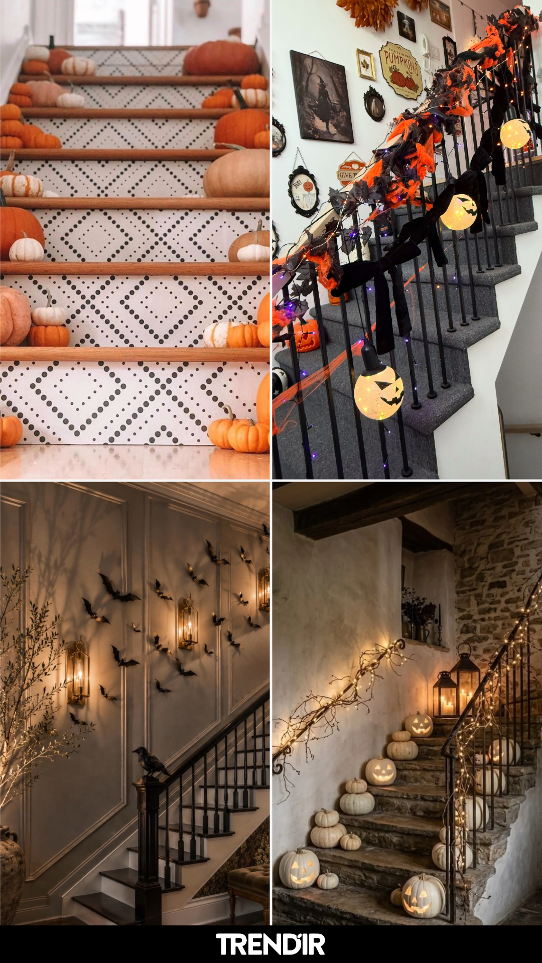 Halloween Staircase Decor Ideas That Make a Statement