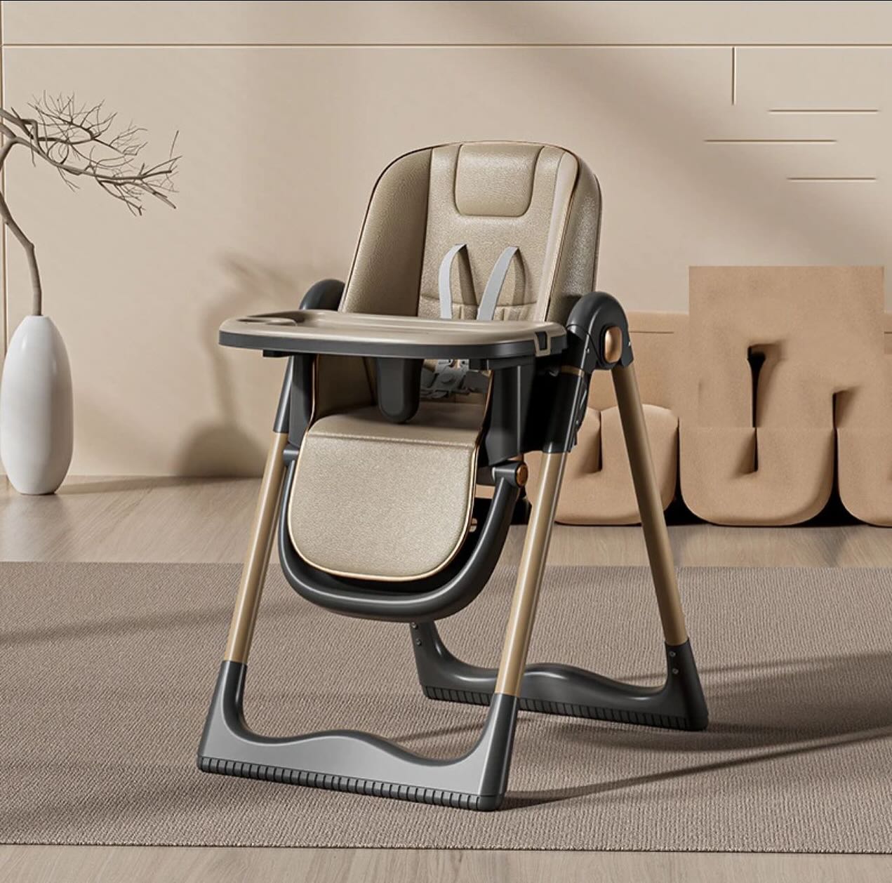 beige-gold-minimalist-high-chair